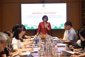 Thứ trưởng Tư pháp Đặng Hoàng Oanh phát biểu tại cuộc họp. (Ảnh: TL)