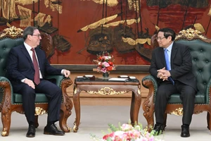 Thủ tướng Phạm Minh Chính tiếp Đặc phái viên Đảng Cộng sản Cuba, Nhà nước Cộng hòa Cuba, Ủy viên Bộ Chính trị, Bộ trưởng Ngoại giao Bruno Rodríguez Parrilla.