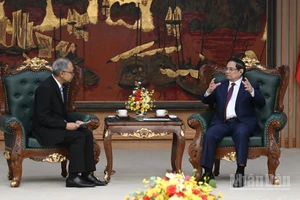 Thủ tướng Phạm Minh Chính tiếp Đại sứ đặc mệnh toàn quyền Indonesia Adam Mulawarman Tugio.
