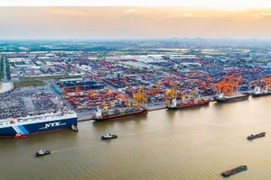 Cảng biển Hải Phòng lọt vào danh sách 100 cảng container năm 2025 có lưu lượng hàng hóa qua cảng lớn nhất thế giới do Tạp chí Lloyd's List của Anh công bố đầu tháng 9/2025. (Ảnh: LÊ ANH)
