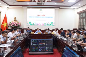 Phiên họp Ban Chỉ đạo của Bộ Tư pháp về phát triển khoa học, công nghệ, đổi mới sáng tạo, chuyển đổi số. (Ảnh: TL)