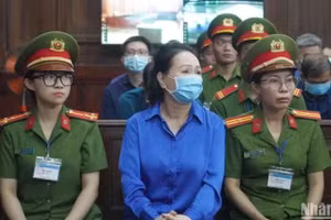 Phiên tòa xét xử vụ án liên quan Tập đoàn Vạn Thịnh Phát. (Ảnh: ND)