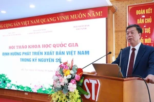 Phó Giáo sư, Tiến sĩ Vũ Trọng Lâm, Giám đốc-Tổng Biên tập Nhà xuất bản Chính trị quốc gia Sự thật. (Ảnh: TUỆ LÂM)