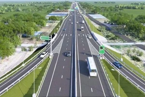 Phối cảnh dự án đường Vành đai 4 Thành phố Hồ Chí Minh đoạn qua Bình Dương. (Ảnh: VÕ LÊ)