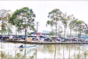 Một góc chợ Vĩnh Viễn, thành phố Cần Thơ. (Ảnh: VĂN ÚT)