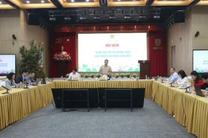 Thứ trưởng Tư pháp Nguyễn Thanh Ngọc phát biểu tại hội nghị. (Ảnh: TL)