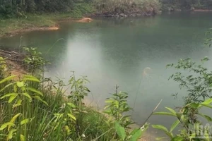 Khu vực xảy ra vụ đuối nước. Ảnh: CTV