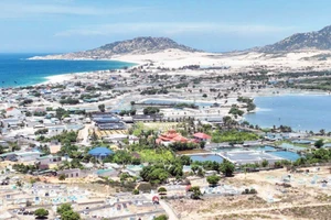 Xã Phước Dinh (Khánh Hòa), nơi xây dựng Nhà máy điện hạt nhân Ninh Thuận 1.