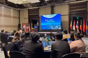 Quang cảnh Diễn đàn Truyền thông ASEAN lần thứ 10. (Ảnh: TTXVN)
