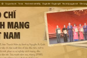 Chuyên trang "Báo chí Cách mạng Việt Nam" của Báo Nhân Dân.