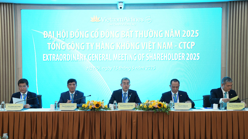 Quang cảnh Đại hội cổ đông Vietnam Airlines.