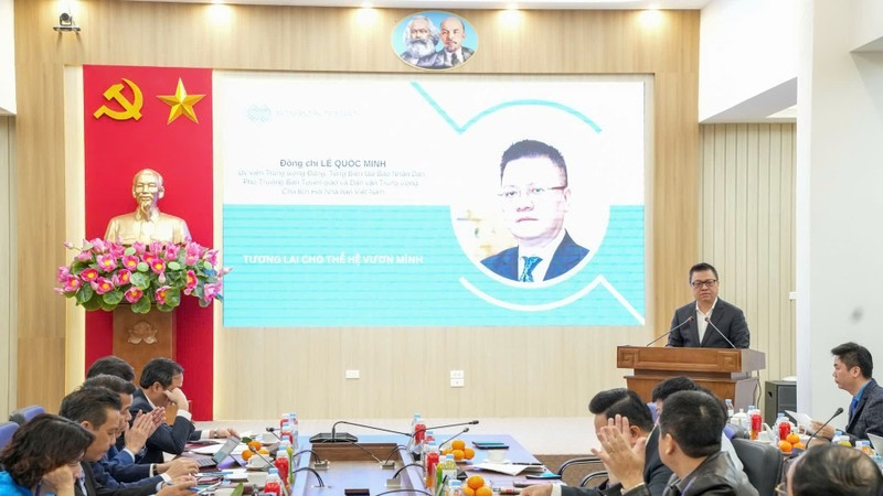 Quang cảnh buổi hội thảo. (Ảnh: BÙI GIANG)