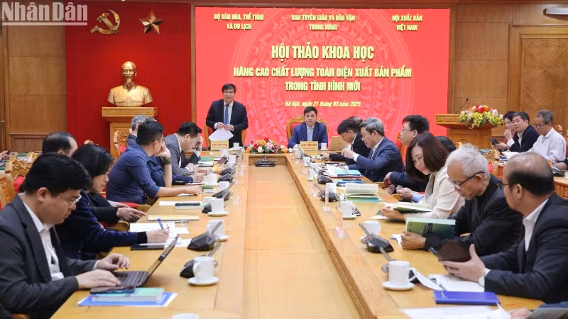 Quang cảnh Hội thảo. (Ảnh: PHẠM CƯỜNG)