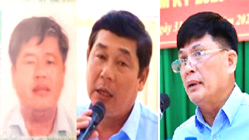 Các đối tượng: Lộc, Cường, Đạt (từ trái qua).
