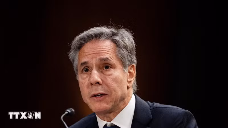 Ngoại trưởng Mỹ Antony Blinken. (Ảnh: THX/TTXVN)