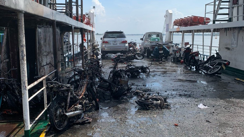 Hiện trường vụ hỏa hoạn.
