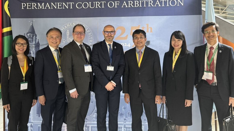 Thứ trưởng Thường trực Ngoại giao Nguyễn Minh Vũ tham dự Lễ kỷ niệm 125 thành lập Tòa trọng tài thường trực PCA.