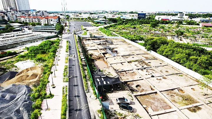  Khu vực khai quật Di chỉ Vườn Chuối. (Ảnh: NGỮ THIÊN)