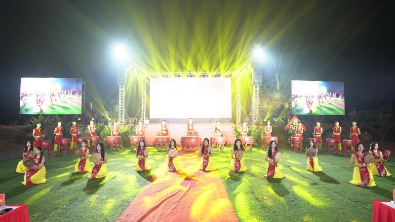 Màn trống hội khai mạc Lễ hội Chí Linh Sơn 2025.