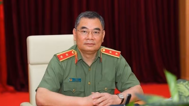 Trung tướng Tô Ân Xô- Người phát ngôn Bộ Công an.