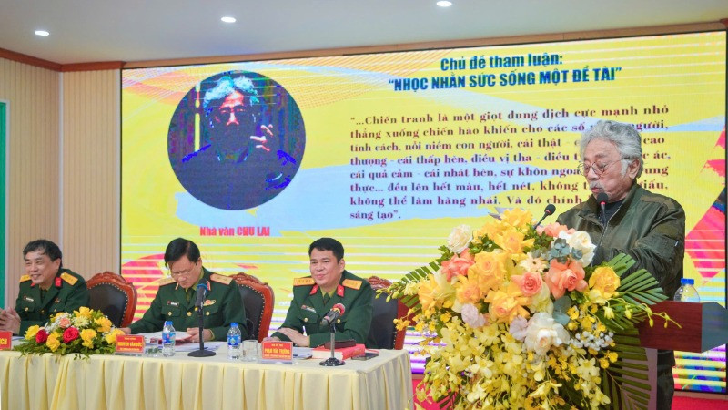 Nhà văn Chu Lai chia sẻ tâm huyết về đề tài người lính và chiến tranh cách mạng.