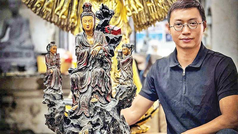 Một sản phẩm 3D về văn hóa Phật giáo do kiến trúc sư Đinh Việt Phương làm số hóa.