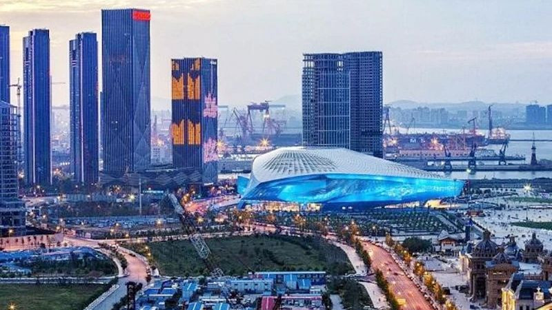 Trung tâm Hội nghị WEF tại Đại Liên, Trung Quốc.
