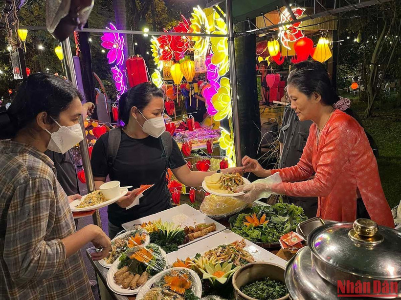 Khu vực món chay.