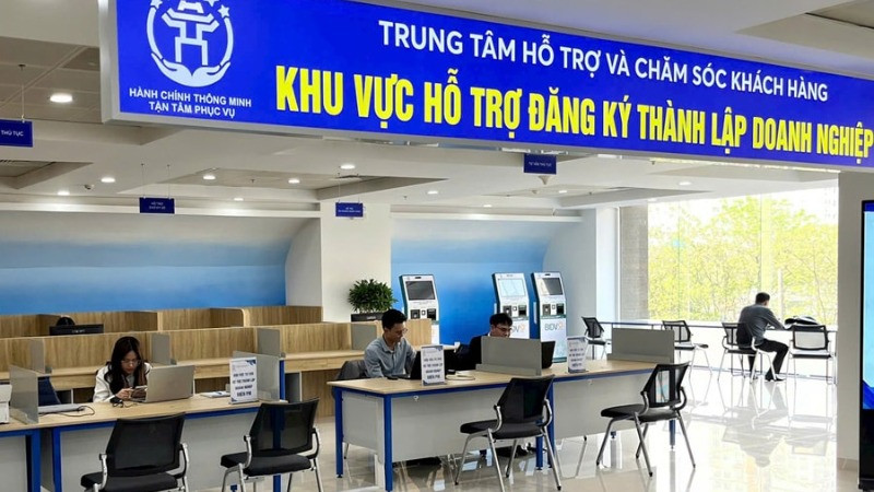 Hà Nội chính thức vận hành mô hình hỗ trợ thành lập doanh nghiệp miễn phí. (Ảnh: ĐỖ CHÍ)