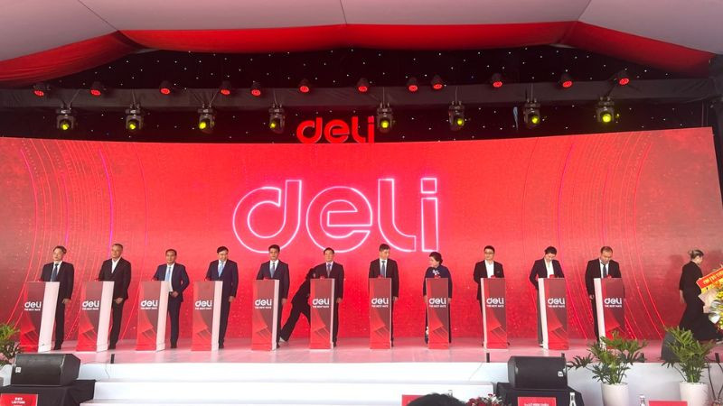 Lễ khởi công nhà sản xuất và cung cấp sản phẩm văn phòng phẩm và nội thất