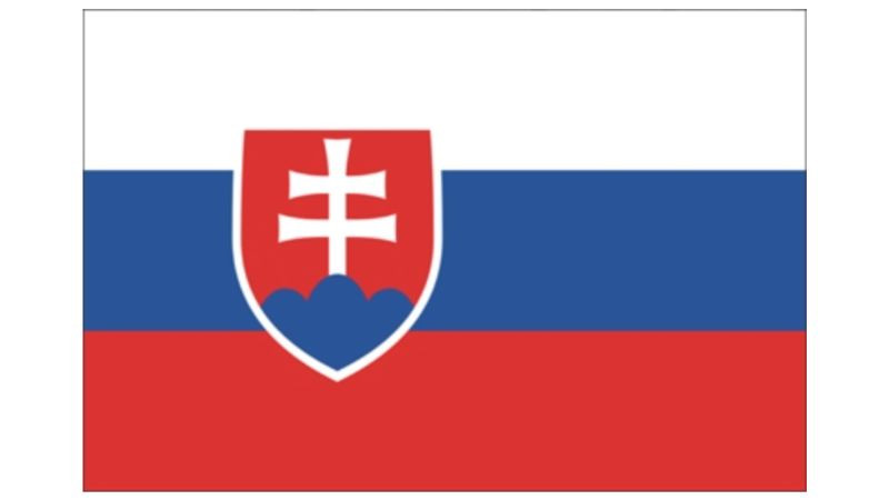 Quốc kỳ Cộng hòa Slovakia.