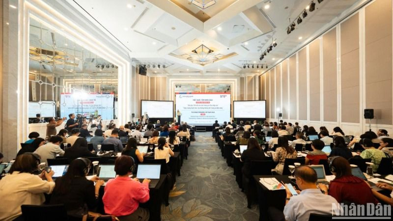 Hình ảnh tại lễ công bố hai báo cáo của Ngân hàng Thế giới ngày 22/5.