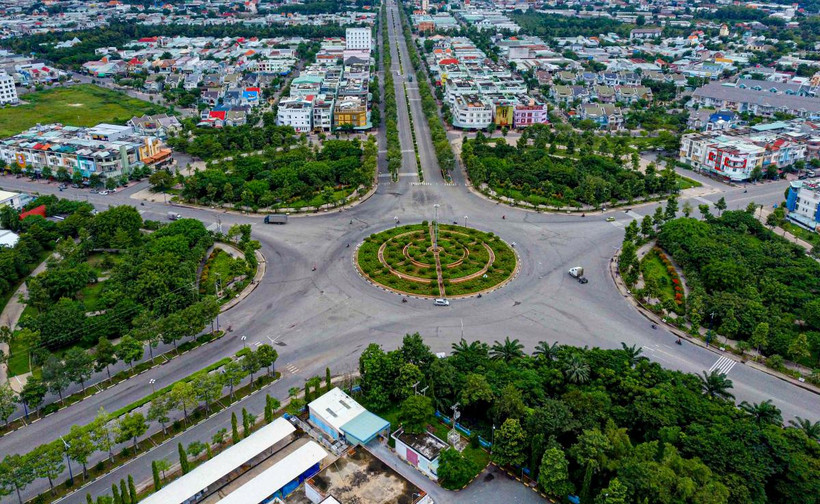 Thị xã Bến Cát đã được công nhận là đô thị loại 3. (Ảnh: QUỐC CHIẾN).