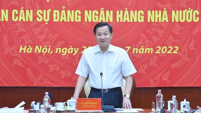 Phó Thủ tướng Chính phủ Lê Minh Khái phát biểu tại Hội nghị. (Ảnh: baochinhphu.vn)