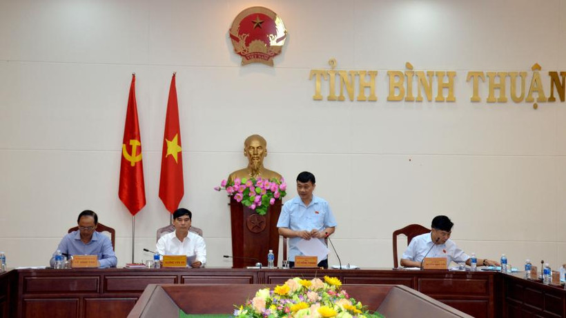 Chủ nhiệm Ủy ban Kinh tế Quốc hội chủ trì buổi làm việc.