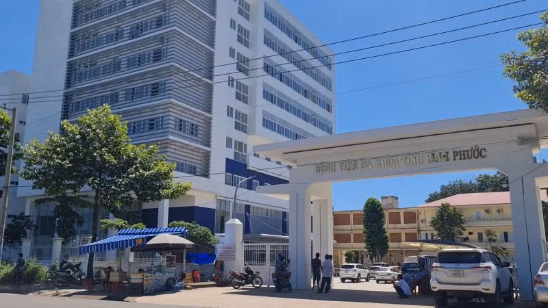 Bệnh viện Đa khoa tỉnh Bình Phước.