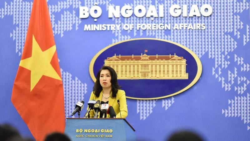 Người phát ngôn Bộ Ngoại giao Lê Thị Thu Hằng. (Ảnh: Báo Thế giới & Việt Nam)