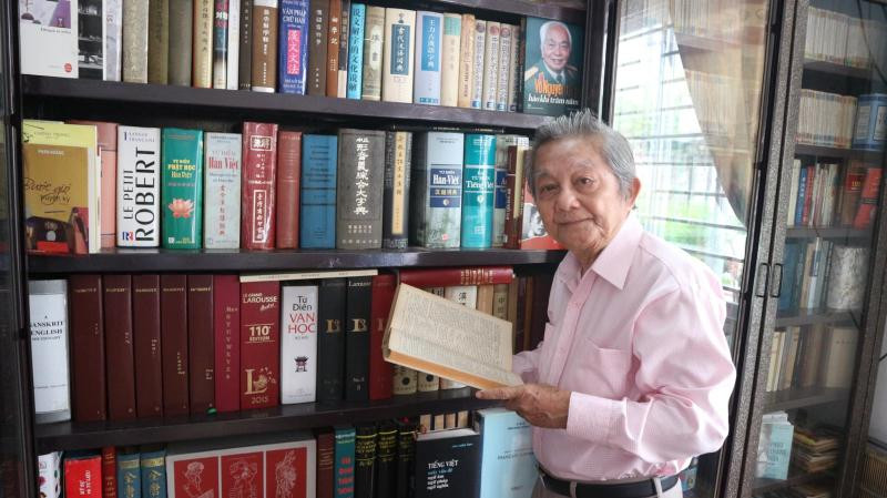 Học giả An Chi. (Ảnh: Lê Công Sơn)