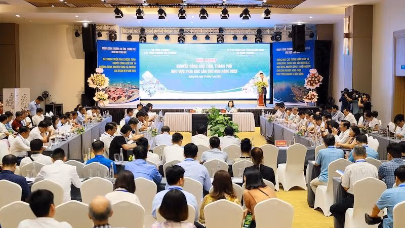 Quang cảnh Hội nghị Khuyến công các tỉnh, thành phố khu vực phía bắc lần thứ 17, năm 2023.