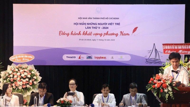 Hội nghị Những người viết trẻ Thành phố Hồ Chí Minh năm 2024. (Ảnh BTC)
