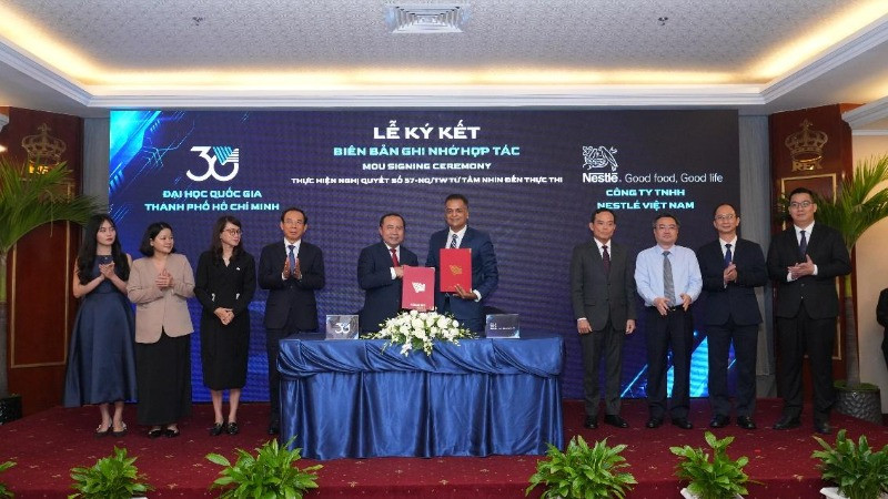 Nestlé Việt Nam và Đại học Quốc gia Thành phố Hồ Chí Minh đã ký kết hợp tác thực thi mô hình “3 nhà”.