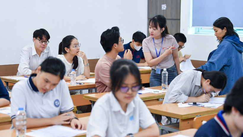 Thí sinh tại Kỳ thi tốt nghiệp THPT năm 2024 (Ảnh: TRẦN BÁCH)