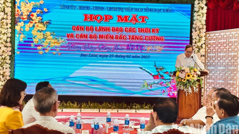 Quang cảnh buổi họp mặt. (Ảnh: TRỌNG DUY)