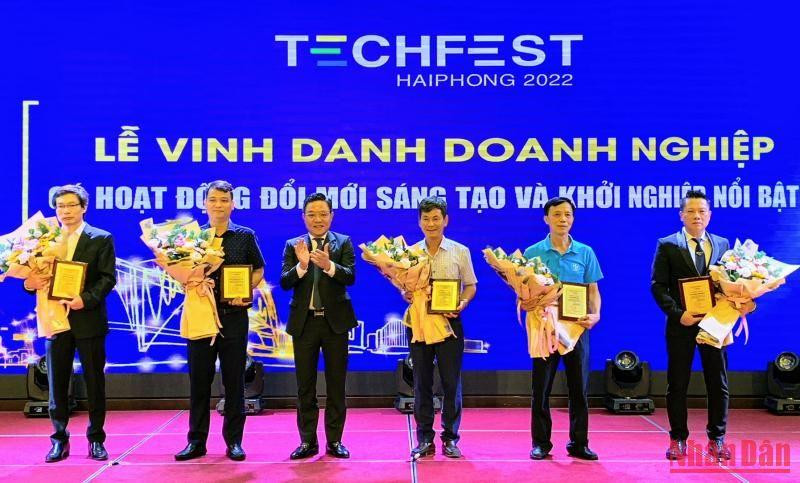 Vinh danh 5 doanh nghiệp Hải Phòng có hoạt động đổi mới sáng tạo và khởi nghiệp nổi bật.