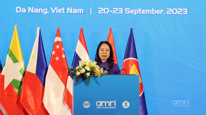 Phó Chủ tịch nước Võ Thị Ánh Xuân phát biểu khai mạc.