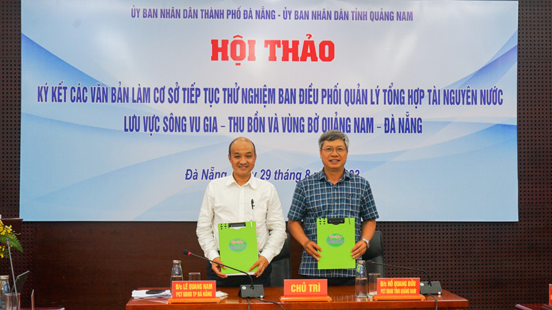 Hai địa phương ký kết phối hợp trong thời gian đến.