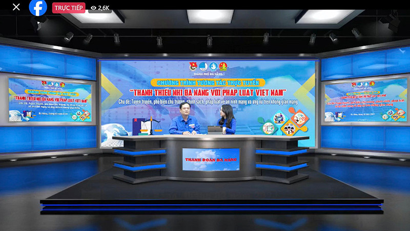 Chương trình tương tác trực tuyến đầu tiên thu hút đông đảo lượt người dùng tương tác.