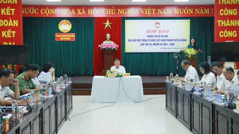 Ủy ban Mặt trận Tổ quốc Việt Nam thành phố Đà Nẵng thông tin về Đại hội đại biểu lần thứ XII.