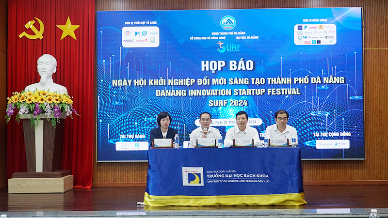 Họp báo thông tin về Ngày hội khởi nghiệp đổi mới sáng tạo thành phố Đà Nẵng - SURF 2024.