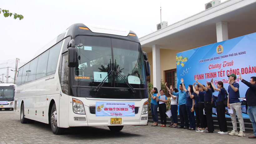 Đà Nẵng sẽ tiếp tục tổ chức các chuyến xe đưa đoàn viên, người lao động về quê đón Tết.